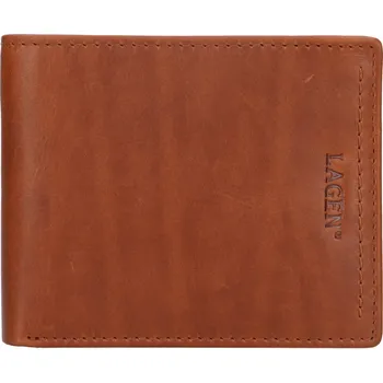 Peněženka Pánská kožená peněženka Lagen Alarich - hnědá