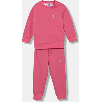 Kojenecká tepláková souprava adidas Originals JY4869 růžová 42X, vel. 98