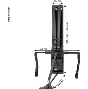 Návlek na bezpečnostní pás CTA Speciální standartní sada na pásy pro Fiat Ducato Zvýšené pásy o 83 mm