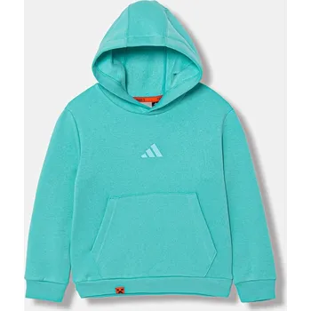 Chlapecká mikina Dětská mikina adidas TERREX MINECRAFT KB4970 tyrkysová 56X, vel. 170