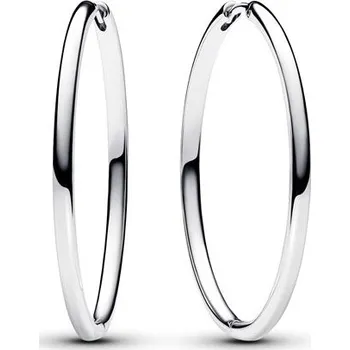 Náušnice Pandora Nadčasové stříbrné kruhové náušnice 293336C00 + 2 měsíce na vrácení zboží