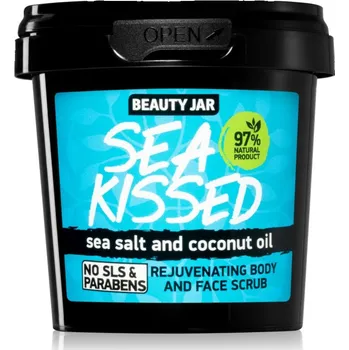 Tělový peeling Beauty Jar Sea Kissed peeling na obličej i tělo s mořskou solí 200 g