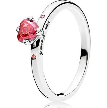 Prsten Pandora Stříbrný prsten You & Me 196574CZRMX 48 mm + 2 měsíce na vrácení zboží