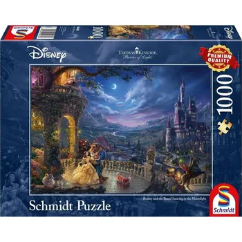 Puzzle PUZZLE PQ 1000 KRÁSKA A ZVÍŘE (DISNEY) G3