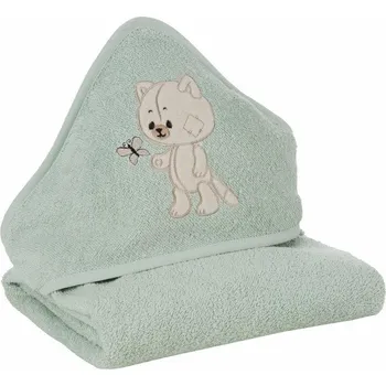 DĚTSKÁ OSUŠKA S KAPUCÍ BABY66 100 X 100 CM MINT