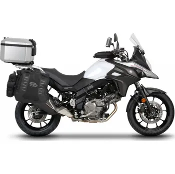 Zavazadlo na motocykl Kompletní sada bočních adventure brašen SHAD TERRA TR40 a hliníkového 55L vrchního kufru, včetně montážní sady SHAD SUZUKI DL 650 V-Strom pro SUZUKI DL 650 V-Strom