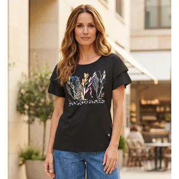 Dámské tričko Dámské triko KIXMI RIANNA ČERNÁ M