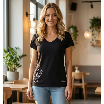 Dámské tričko Dámské triko ALTISPORT ECYLA LTST767 ČERNÁ XS