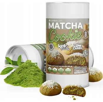KETO Sušenky Matcha bez cukru, bez lepku, s kokosem (Kokosky)
