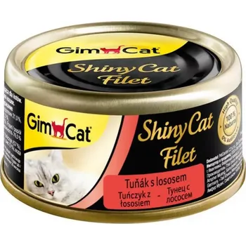Volný čas Gimpet ShinyCat filet tuňák s lososem 70g (12x)