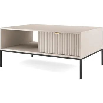 Konferenční stolek Piaski Konferenční stolek Nova L 104 provedení - vyber: kašmír, podstava: černá podstava