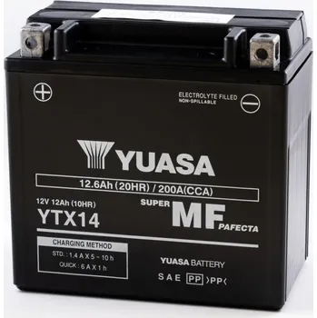 Auto-moto Bezúdržbová motocyklová baterie YUASA YTX14-BS pro SUZUKI DL 650 V-Strom
