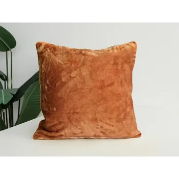Povlak na polštářek XPOSE® Mikroplyšový povlak na polštář - terakotový 40x40 cm, Mikroplyš + Prodloužená možnost vrácení zboží do 50 dnů