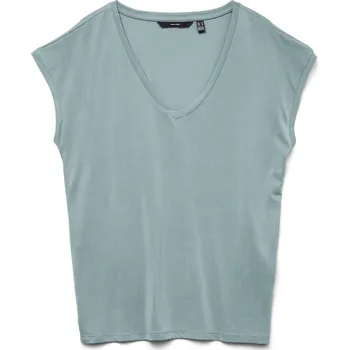Vero Moda basic triko Filli s výstřihem do V mint Velikost: XXL