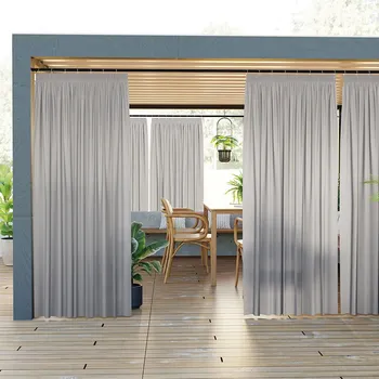 Závěs Venkovní závěs Gardenia - šedo/béžový 210 x 145