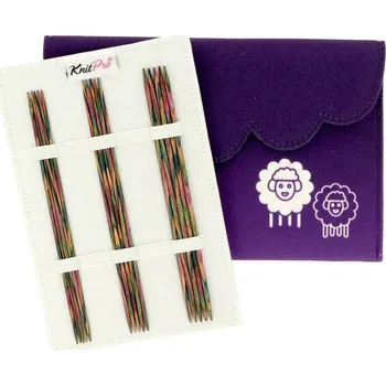 Nástroj na niť a příze Sada jehlic KnitPro ponožkové - Symfonie 15cm