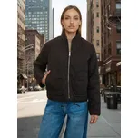 Sinsay - Bavlněná prošívaná bunda na zip se stojáčkem - hnědá - 317HC-96X - 317HC-96X-L