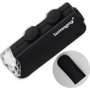 Mikroskop kapesní LED ZOOM Lumagny, 60-100x (Kapesní mikroskop LED ZOOM Lumagny, zvětšení 60-100x.)