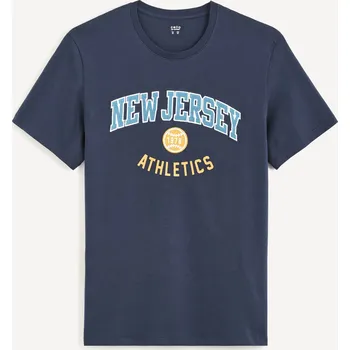 Celio Tričko Boston 1116589 Tmavě modrá M