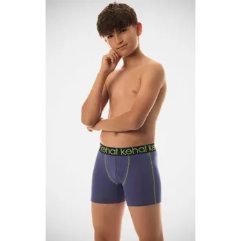 Chlapecké spodní prádlo Kehat boxerky chlapecké 434/1 - modrá, 146-152 (Chlapecké boxerky bavlněné)