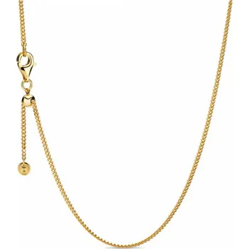 Řetízek Pandora Elegantní pozlacený řetízek Shine 368638C00-60 + 2 měsíce na vrácení zboží