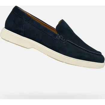 Pánská obuv Geox Pánské Tmavě modré pánské mokasíny Geox Spherica EC17 Modrá 44 (3002365)