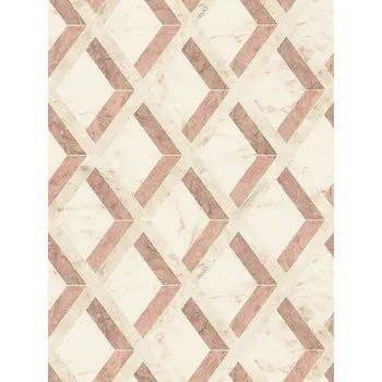 Tapeta A.S. Création | Vliesová tapeta na zeď Versace 6 79133-5 | 0,53 x 10,05 m | krémová, fialová, růžová, šedá + Krémová, fialová, růžová, šedá vliesová tapeta na stěnu 791335 v rozměru 0,53 x 10,05 m