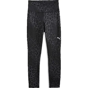Dámské legíny Dámské legíny Puma W TAD ESSENTIAL SPOTTED HAZE TIGHT 7/8 XL Černá, Tmavě šedá, Bílá