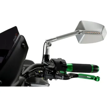 Zrcátko pro motocykl Zpětné zrcátko PUIG GTI 016DD anodized aluminium levý pro HONDA CB 500 X, XA