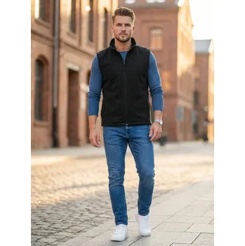 Dámská vesta Unisex vesta fleece ALTISPORT NoPrint NP/ALU815 ČERNÁ XL