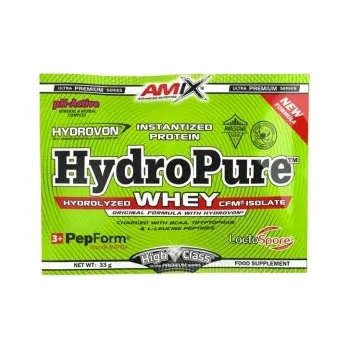 Protein Amix HydroPure Hydrolyzed Whey CFM Protein 33 g - jahoda jogurt + Sleva 3 % pro registrované