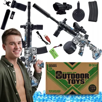 Dětská zbraň Velká Puška na gelové kuličky Automat M416 Strojová pistole