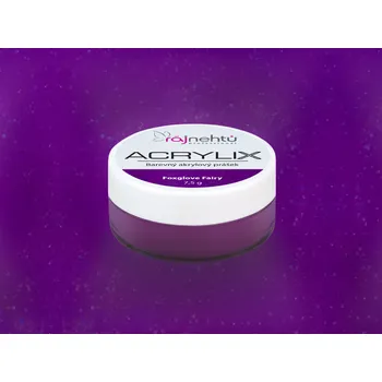 Umělé nehty Ráj nehtů Akrylový prášek ACRYLIX 7,5 g - Foxglove Fairy