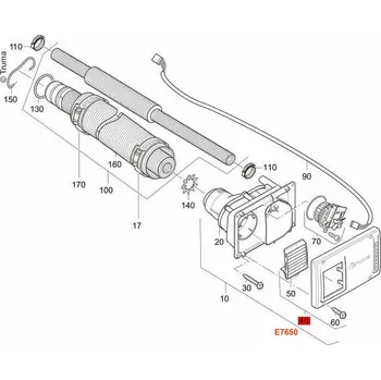 Příslušenství ke karavanu Truma Krb na stěnu venkovní část antracitová