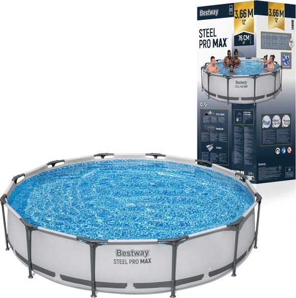 BESTWAY 56416 - Bazén Steel Pro MAX ™ 366x76cm