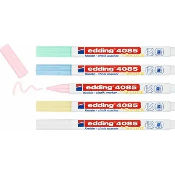 Edding křídový popisovač e-4085 EDDING, 1-2 mm, 5 ks, mix barev