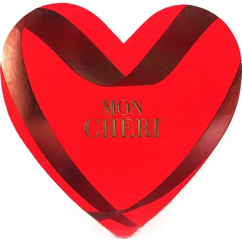 Bonboniéra MON CHERI ,,Valentýnské srdce” 14 pralinek 147g -(š.20 x v.20 x h.3cm)