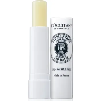 Pleťová kosmetika L’Occitane Karité Ultra Rich Lip Balm balzám na rty s bambuckým máslem 4.5 g
