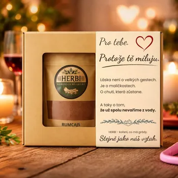 Herbi Dárková sada Protože tě miluju – Rumcajs, Manka a Cipísek