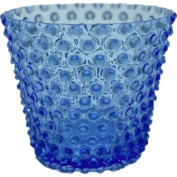 Váza Váza, Svícen, Květináč, Mísa 16cm - Hobnail – Ananas – sv. modrá | 111743