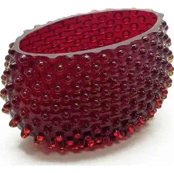 Váza Váza - Mísa lodička velká - Ananas - Hobnail - granát | 126763