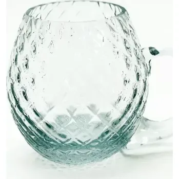 přísavka na sklo Půllitr 0,5l - Karo - světle modrý kouř | 126780