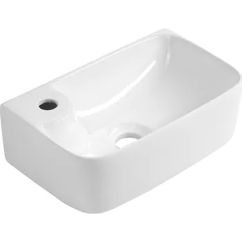 Aqualine BELLE keramické umývátko 36x22cm, bílá - NP365