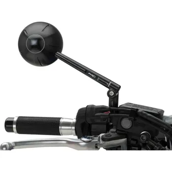 Zrcátko pro motocykl Zpětné zrcátko PUIG RETRO 9794N černý pravé (včetně kitu adaptéru) pro BMW R 1250 GS