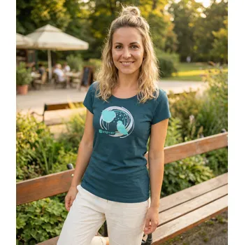 Dámské tričko Dámské triko ALTISPORT ALW050122 PETROLEJOVÁ XS