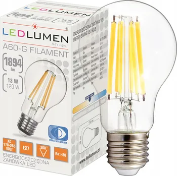 Žárovka LED žárovka E27 13W = 120W Filament 1894lm 360° Dekorativní Bez Blikání 4000K