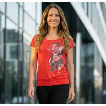 Dámské tričko Dámské triko ALTISPORT ALW084120 ČERVENÁ XS