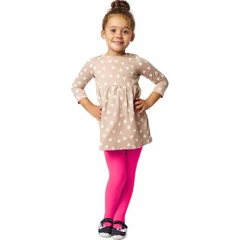 Merry Style dětské punčocháče růžové polyamidové, velikost 128