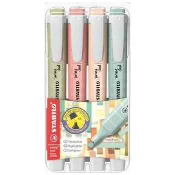 Vícebarevný popisovač na papír Stabilo, 4 ks