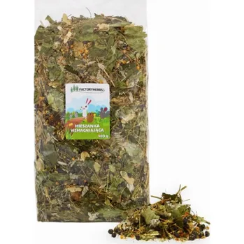 Krmivo pro hlodavce Posilující bylinná směs pro králíky a hlodavce 500g factoryherbs